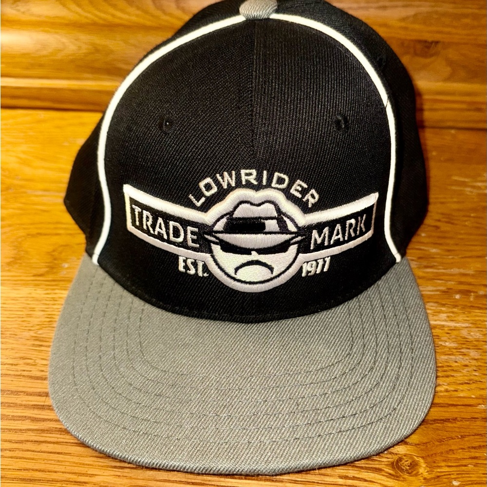 Lowrider Black and Gray Snapback Cap